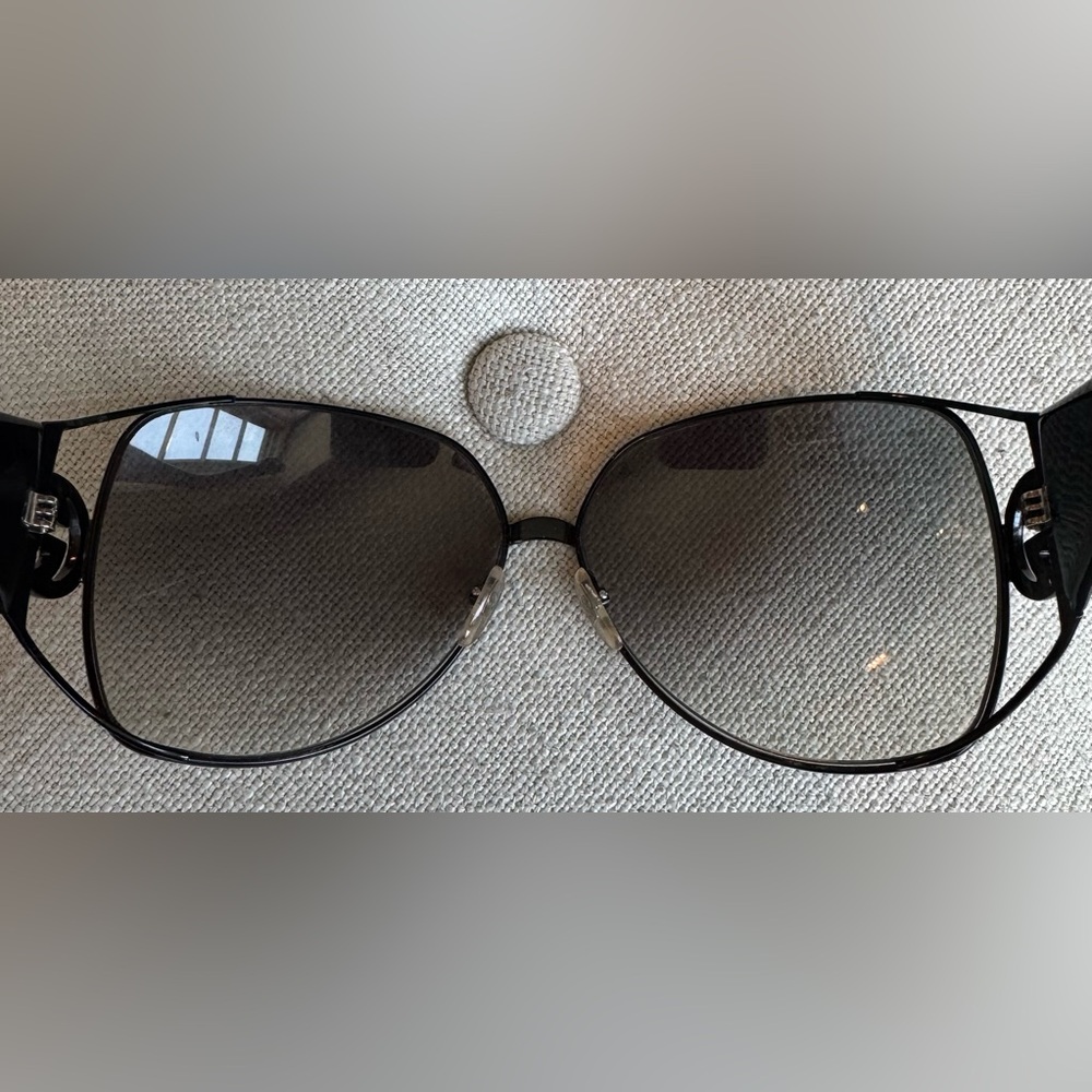 Gucci Sunglasses GG 2794/S 65ZZR  All Black Wrap Vintage Rare Oversized - Picture 9 of 13
